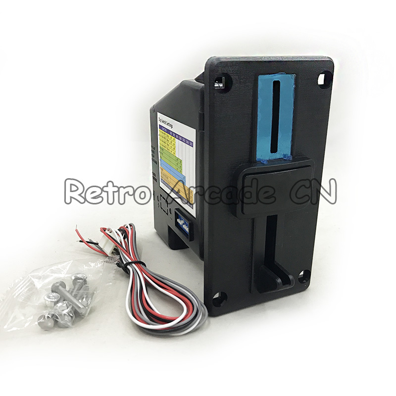Arcade Game Cabinet - CL LED Logo Multi Coin Acceptor
