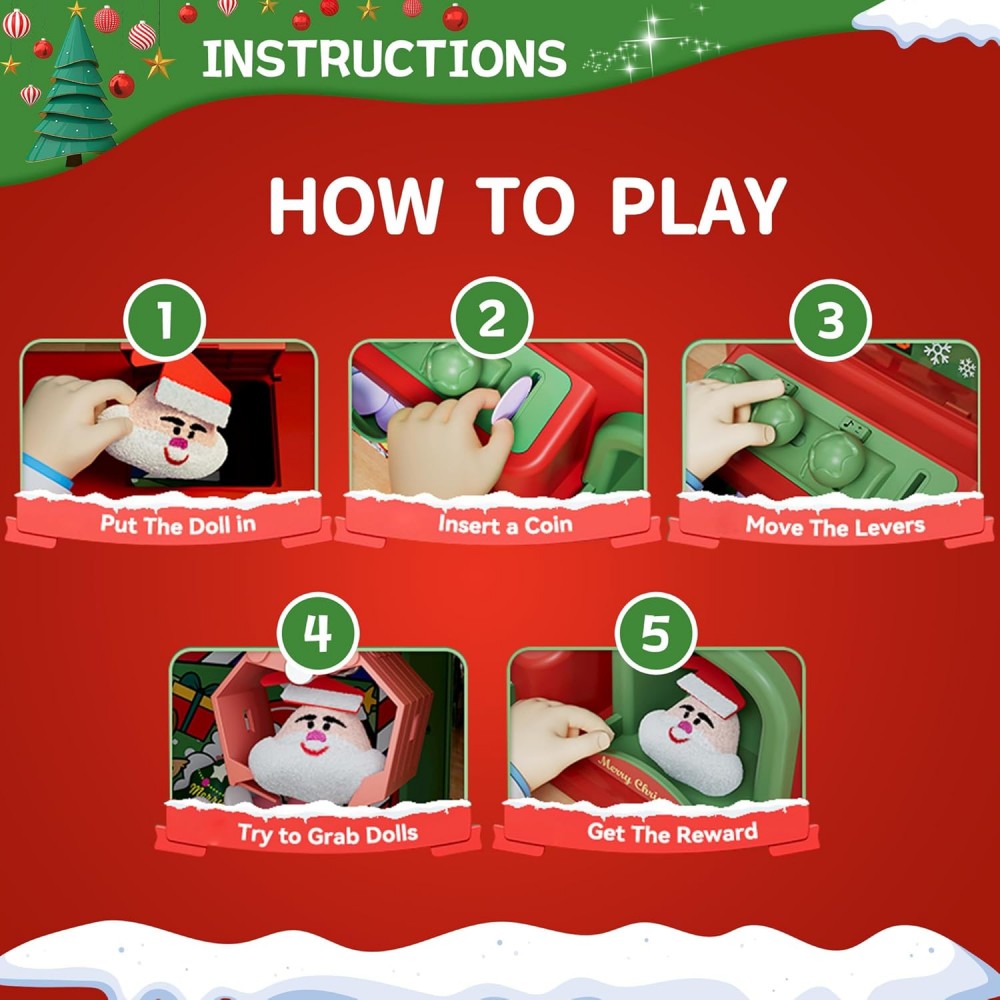 Christmas Claw Machine For Kid - Arcade Games Vending ulasan dan harga
