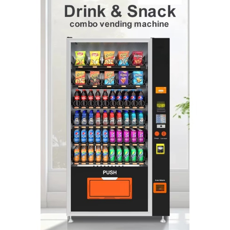 Drinks and Snacks Touch Screen - Commercial Vending Machine ulasan dan harga