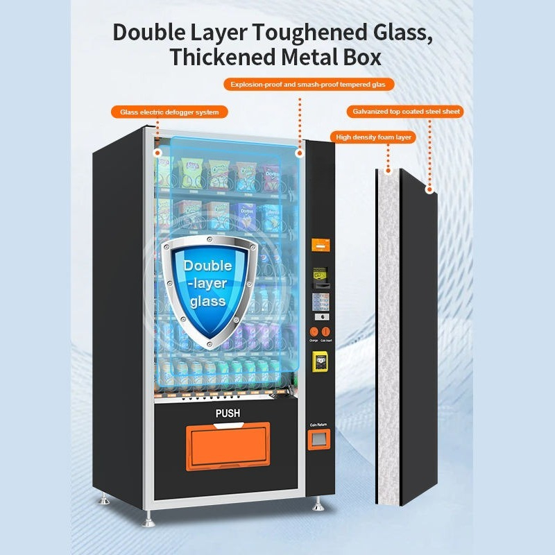 Drinks and Snacks Touch Screen - Commercial Vending Machine ulasan dan harga