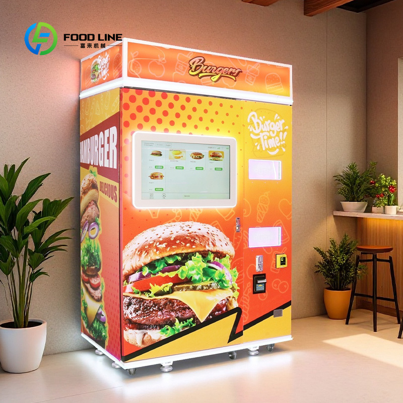 Automatic smart burger vending - Vending Machine Qr Code ulasan dan harga