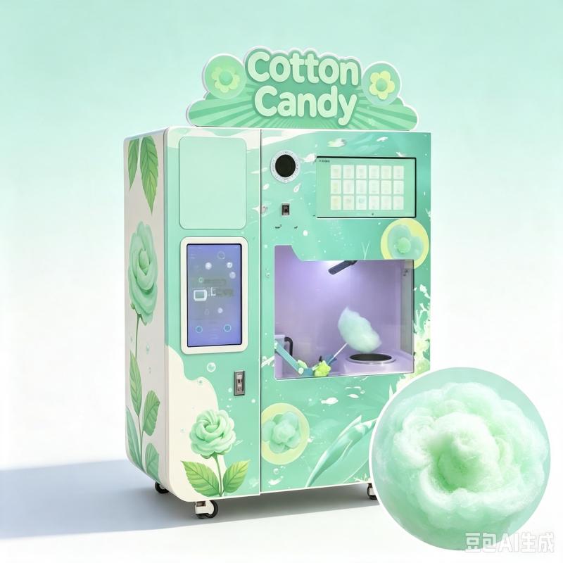 Cotton Candy Vending Machine A - Candy Floss Machine ulasan dan harga