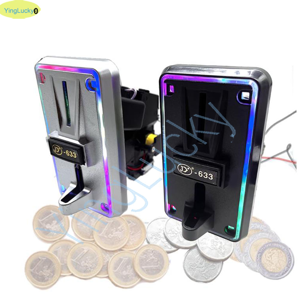 Colorful LED Multi Coin Accept - Arcade Games Vending ulasan dan harga