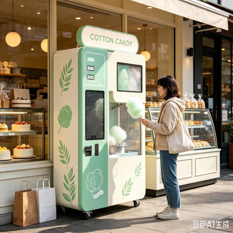 Smart Cotton Candy Vending Mac - Candy Floss Machine ulasan dan harga