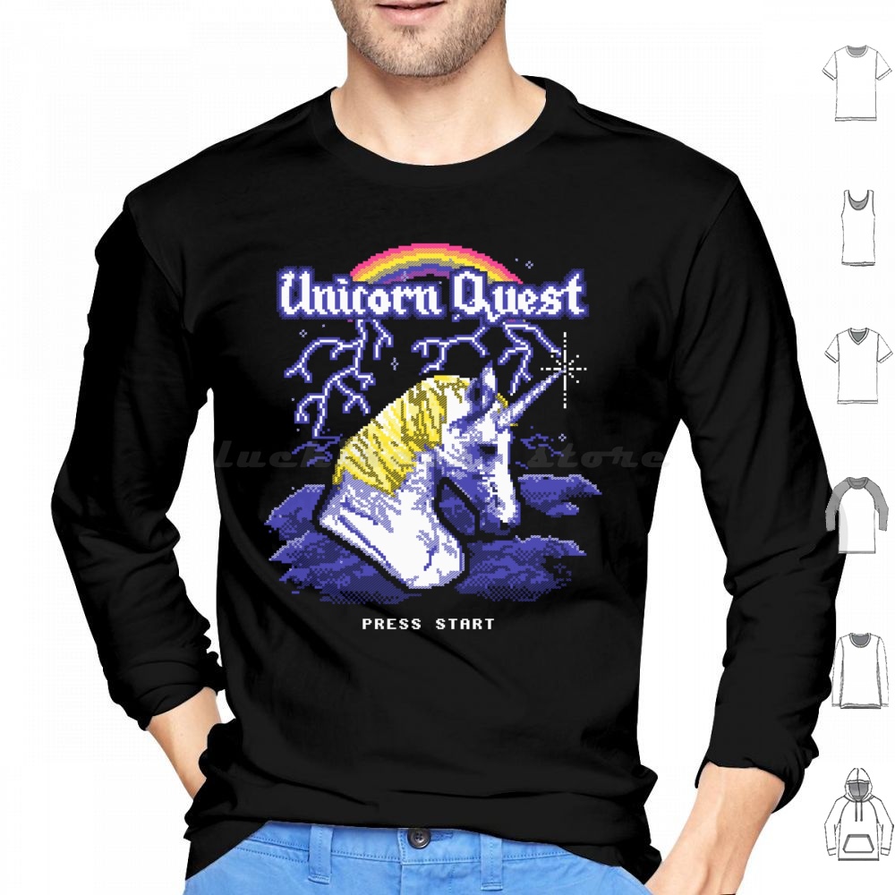 Unicorn Quest Hoodie Cotton Lo - Arcade Quest ulasan dan harga