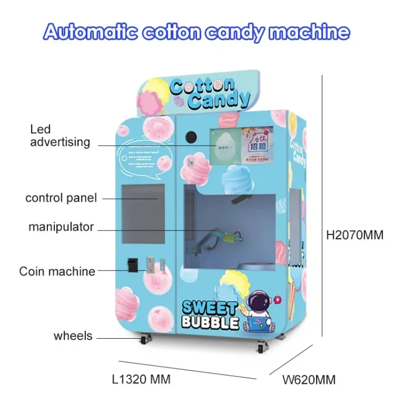 Customized Custom Kids Cotton  - Commercial Vending Machine ulasan dan harga