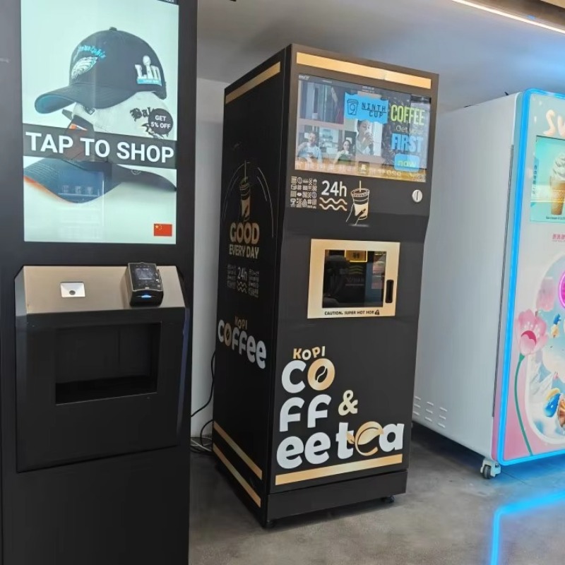 Fully Automatic Small Outdoor  - Vending Machine Qr Code ulasan dan harga