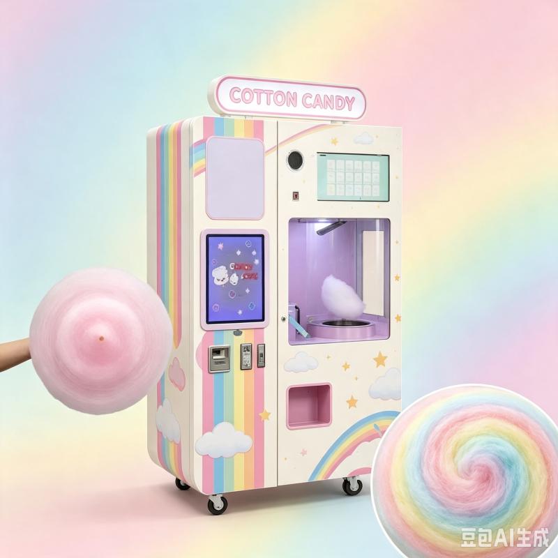 Customized Automatic Cotton Ca - Candy Floss Machine ulasan dan harga