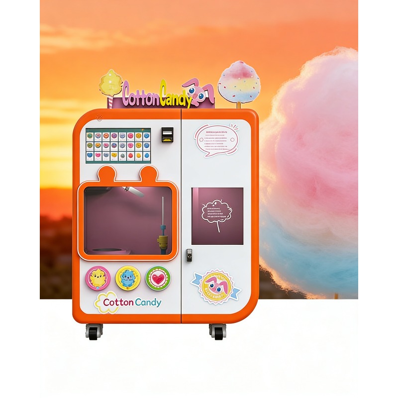 Fully Automatic Cotton Candy V - Commercial Vending Machine ulasan dan harga