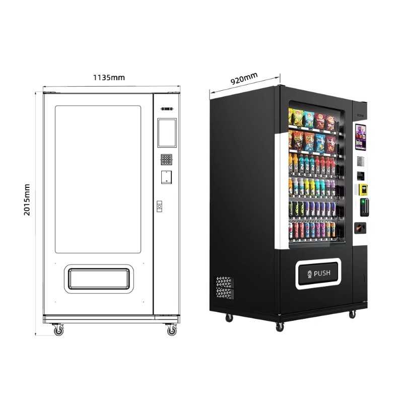 Retail Snack Drink Vending Mac - Vending Machine Qr Code ulasan dan harga