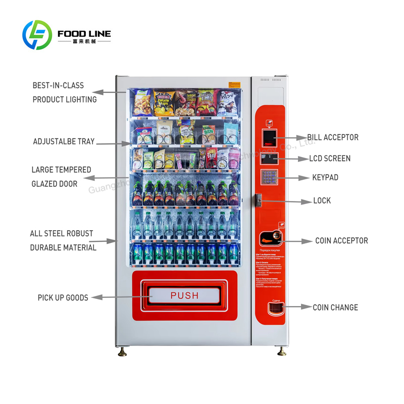FL Customized Self Service Foo - Vending Machine Qr Code ulasan dan harga