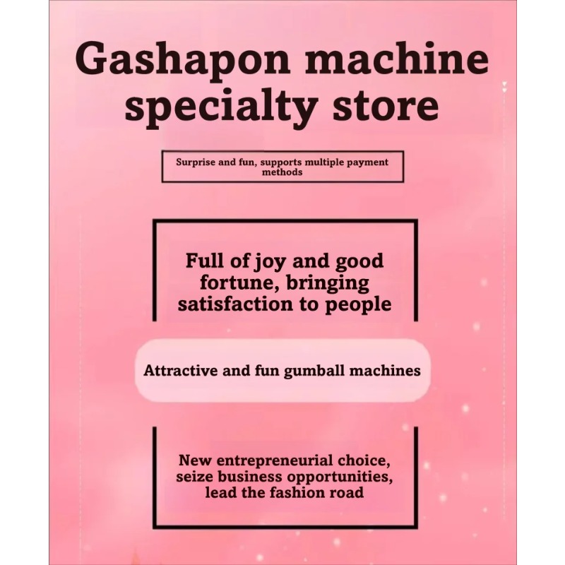 Commercial Large Gashapon Caps - Vending Machine Qr Code ulasan dan harga