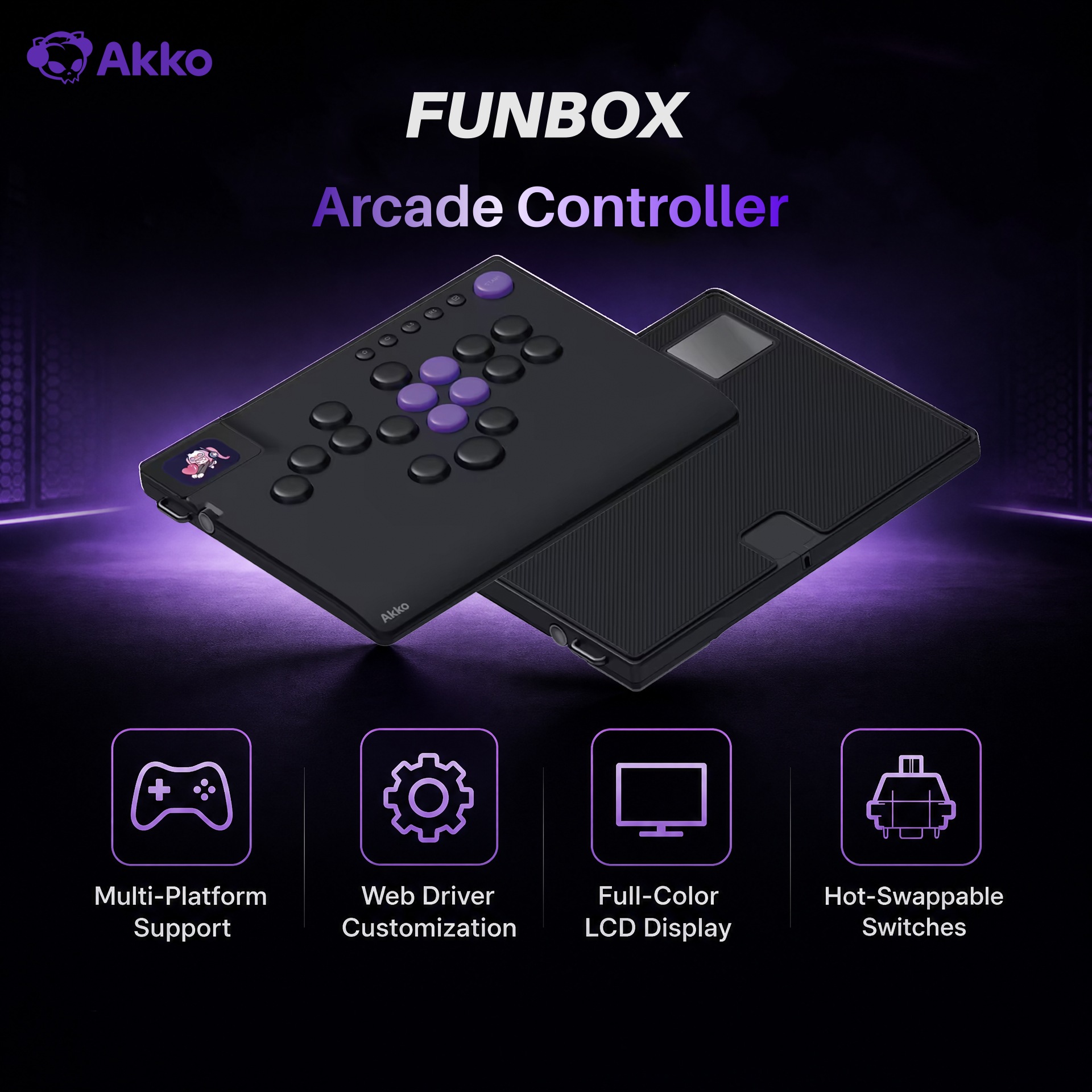 Akko FUNBOX Magnetic Leverless - Arcade No ulasan dan harga