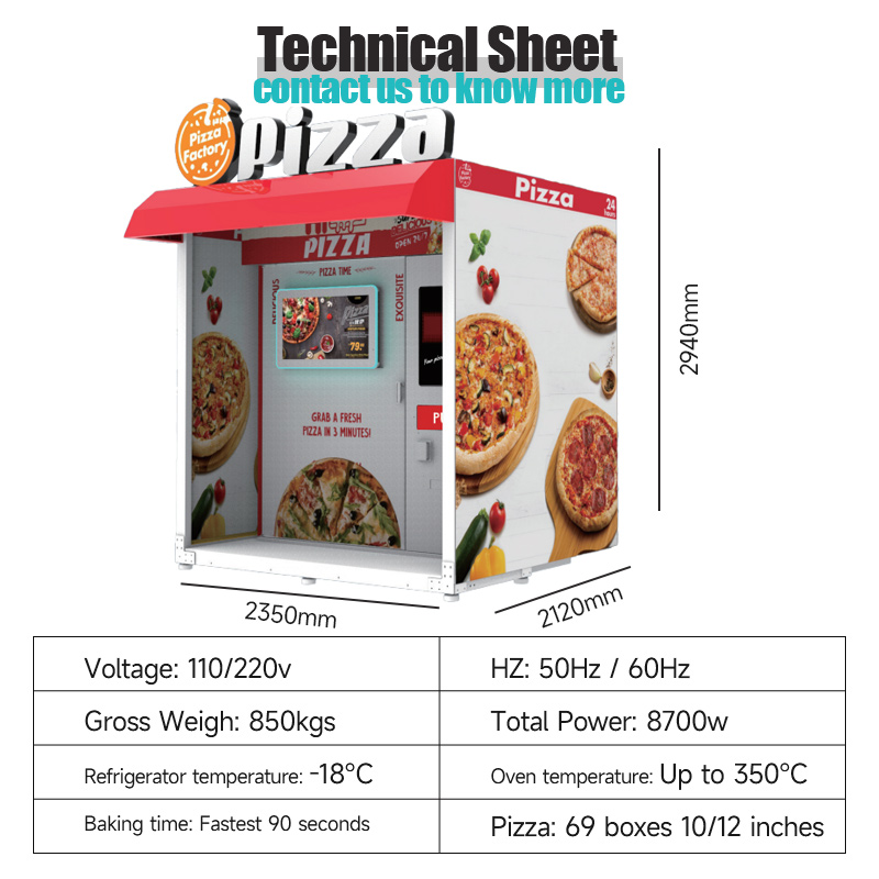 Wholesale Automated Hot Pizza  - Vending Machine Qr Code ulasan dan harga