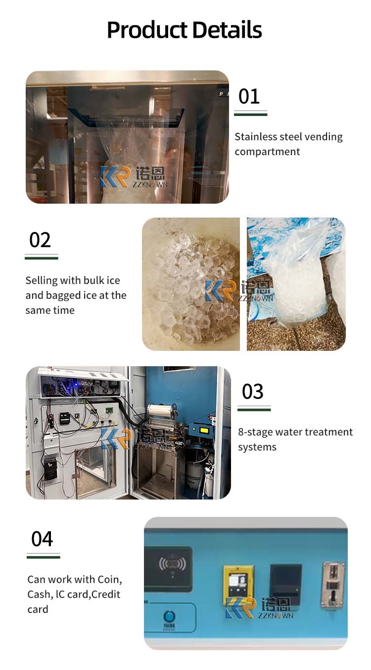Customized Self Service Ice Di - Commercial Vending Machine ulasan dan harga