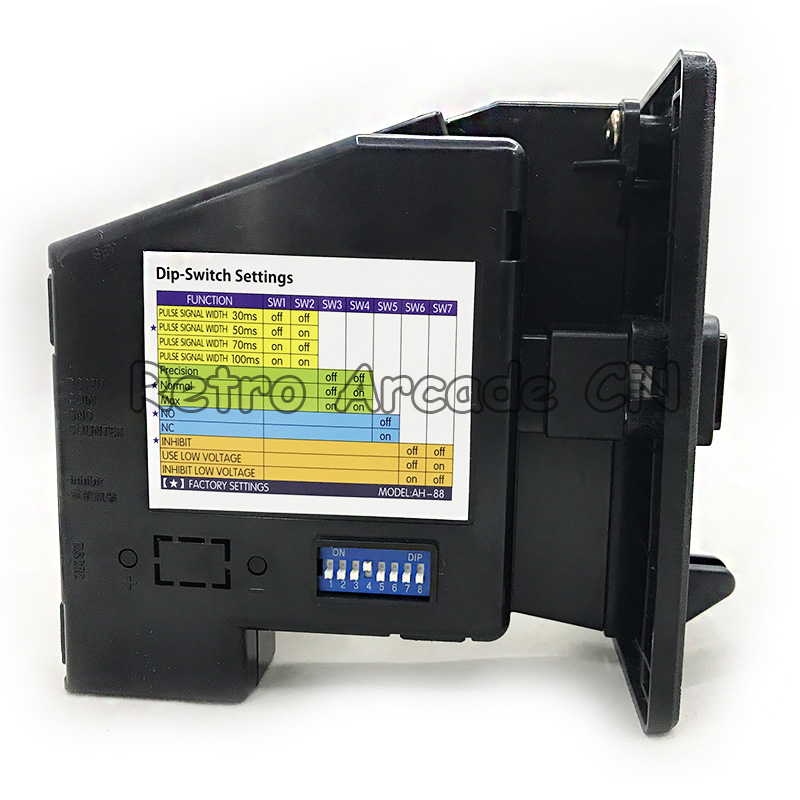 CL LED Logo Multi Coin Accepto - Arcade Game Cabinet ulasan dan harga
