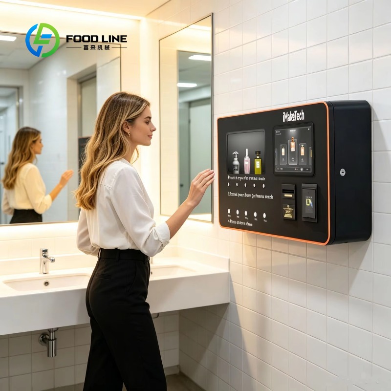 Self-service Perfume Spray Ven - Vending Machine Qr Code ulasan dan harga