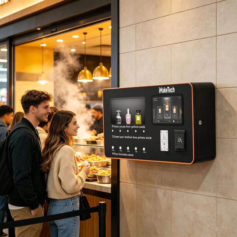 Self-service Perfume Spray Ven - Vending Machine Qr Code ulasan dan harga